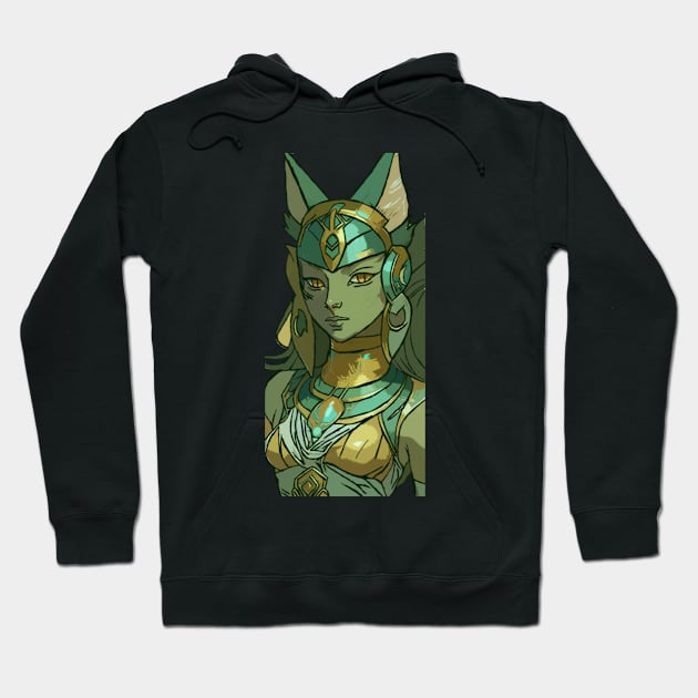 Bastet Feline Protector Hoodie by DravenWaylon